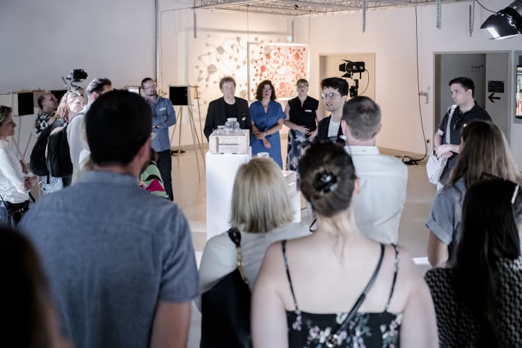 A Business Community tagjai a MOME-n (fotó: Lakos Márton)