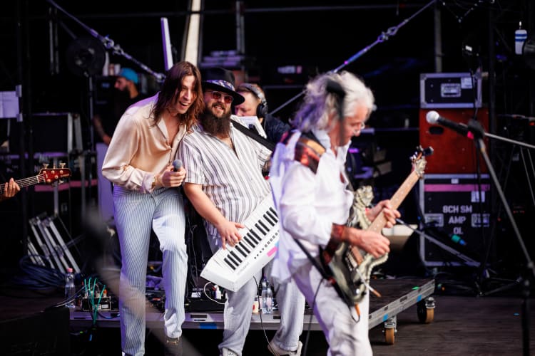 Vitáris Iván, Szebényi Dániel és Tátrai Tibor egy Random Trip koncerten