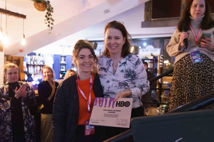 Az HBO Development Awardot 2025-ben a The Grandfather Puzzle című alkotás kapta (fotó: Fehér Dániel)