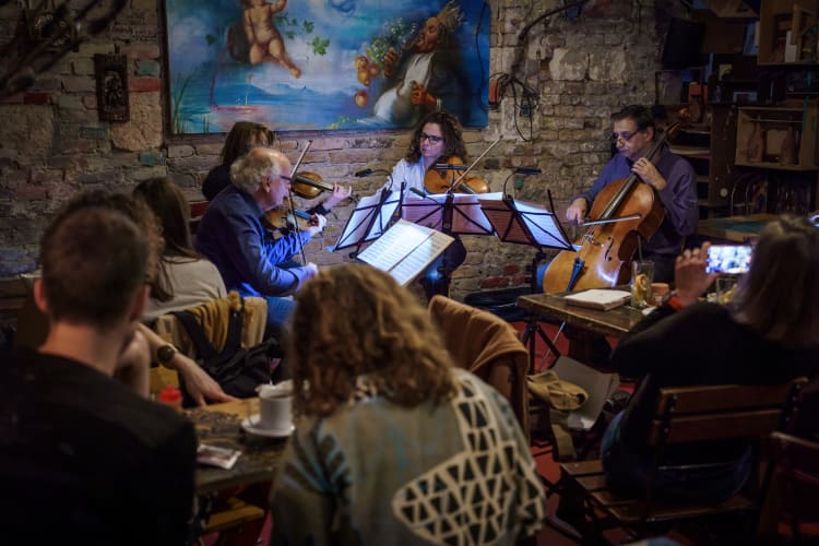 A Budapesti Fesztiválzenekar muzsikusai a 2024-es A zene éjszakája egyik koncertjén (forrás: BFZ)