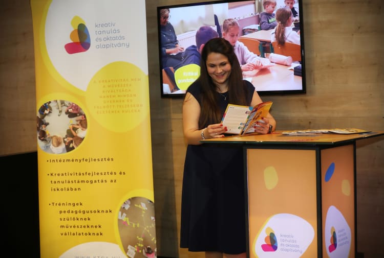 Az eseményen bemutatkozott a Kreatív tanulás és oktatás alapítvány is