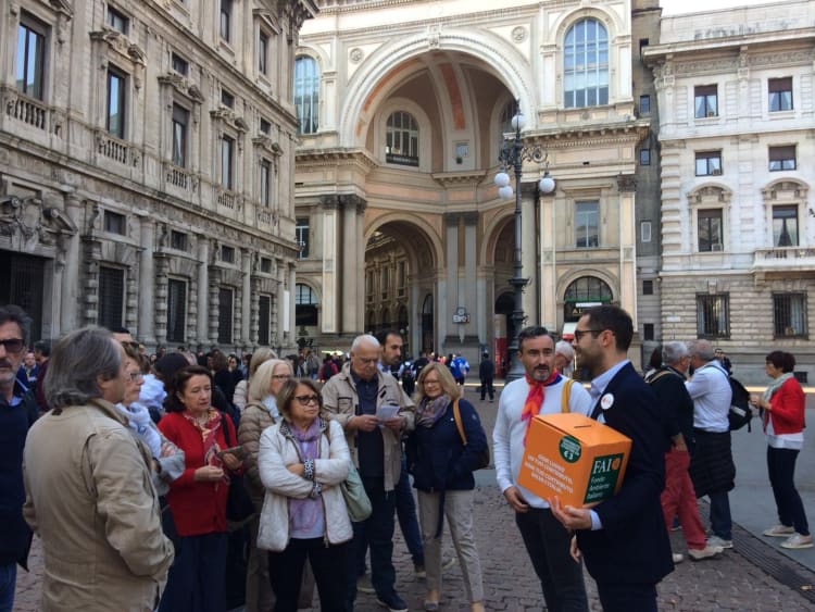 Piergiacomo Mion Dalle Carbonare egy milánói FAI-eseményen (fotó: FAI)