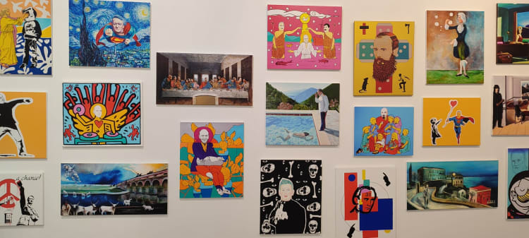 Részlet a tárlatból (forrás: Godot Kortárs Művészeti Intézet)