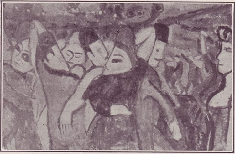 Czóbel Béla: Moulin de la Galette, 1907-1908 körül, lappang (forrás: Barki Gergely)