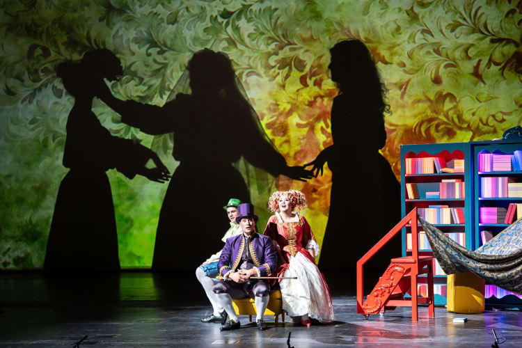 Jelenet a Bastien és Bastienne-ből (fotó: Berecz Valter / Magyar Állami Operaház)