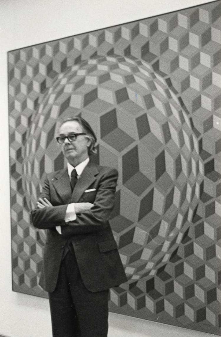 Victor Vasarely (forrás: JPM)