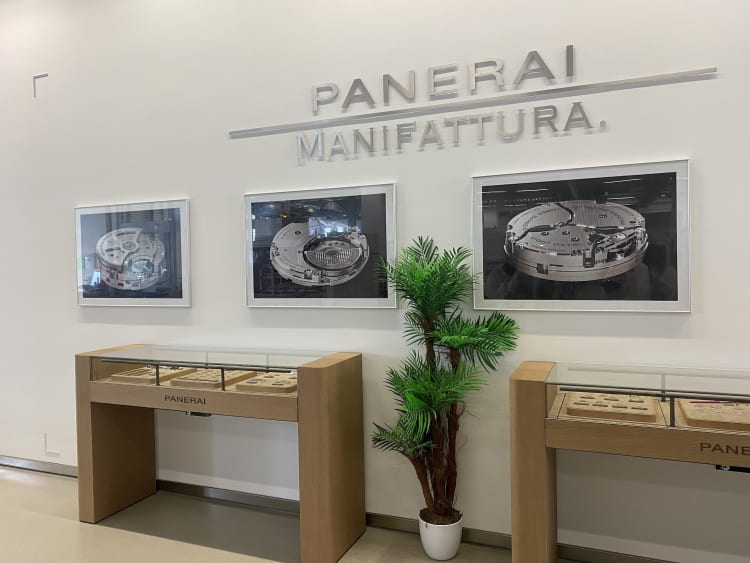 A Panerai gyártóüzeme Svájcban (a szerző felvétele)