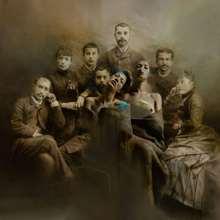 Sándorfi István: QUO VADIS 1995-1996 (forrás: Kálmán Makláry Fine Arts, a Horn Gyűjteményből)