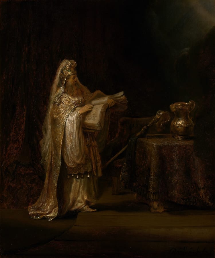 Rembrandt van Rijn: Zakariás látomása a templomban (fotó: Rene Gerritsen)