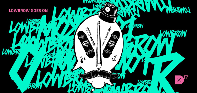 VOID grafikája a kiállításon is szerepel (forrás: Deák17 Galéria)