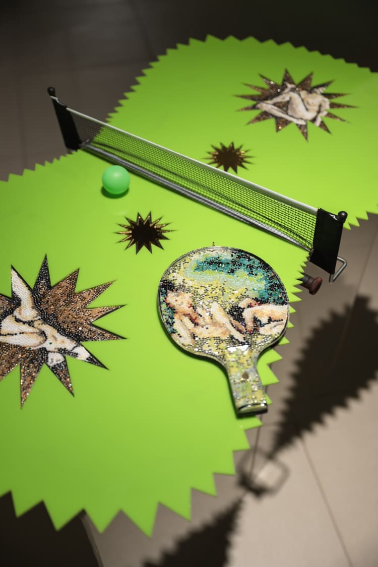 Az Élvezet asztala című alkotás a Man Fantasy című sorozatból (fotó: Hegyháti Réka)