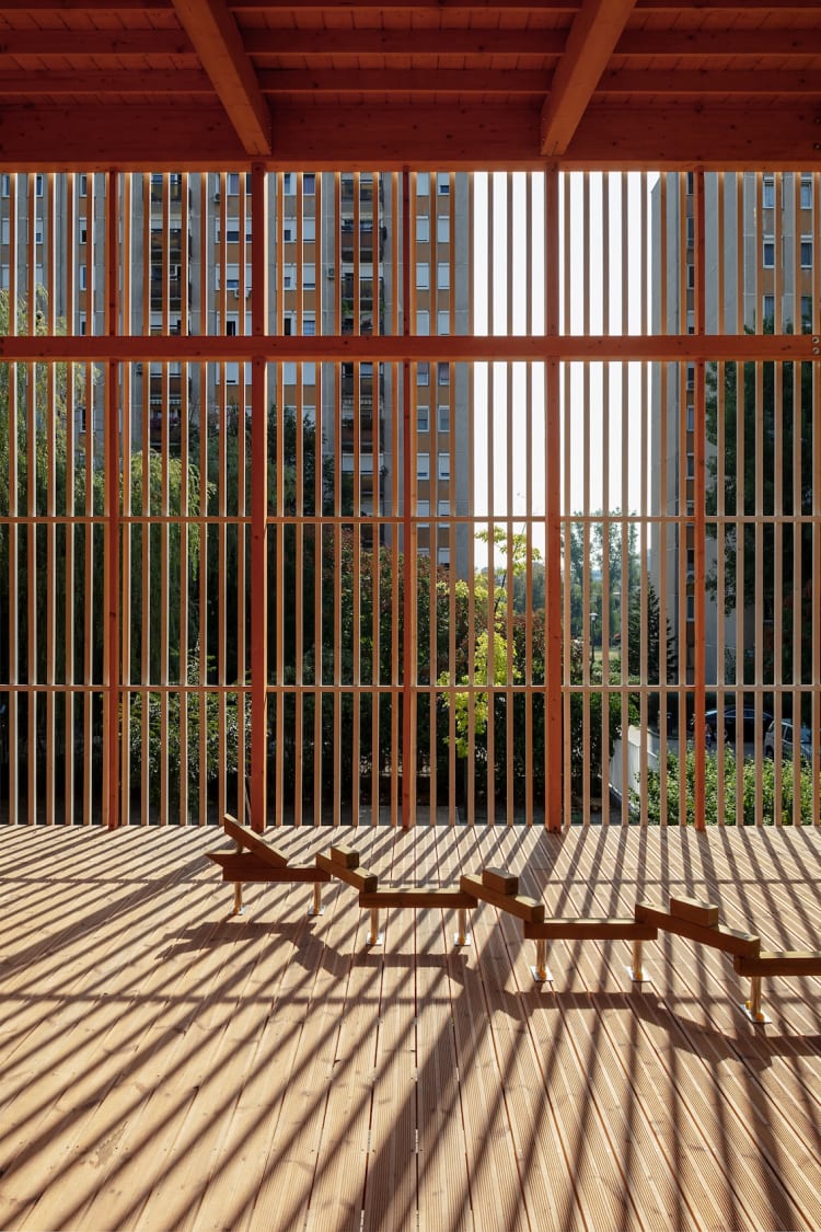 A Vizafogó Tagóvoda egyik terasza (fotó: Bujnovszky Tamás)