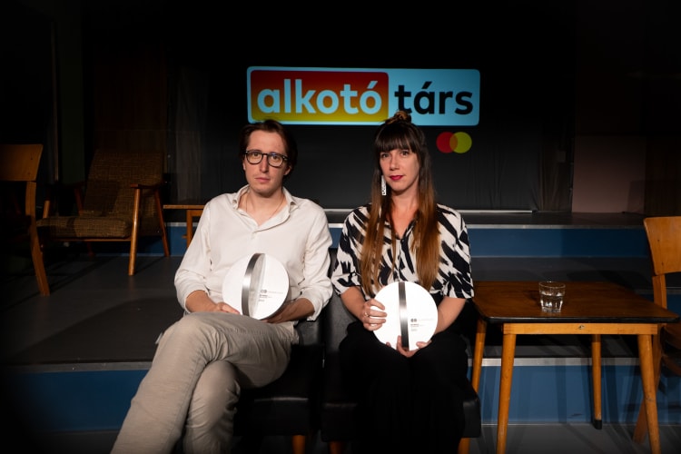 A 2025-ös nyertesek: Bíró Zsombor Aurél és Harag Anita (fotó: Kováts Zsófia)