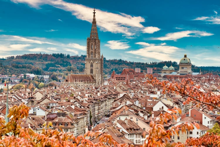 Bern látképe (forrás: Unsplash)