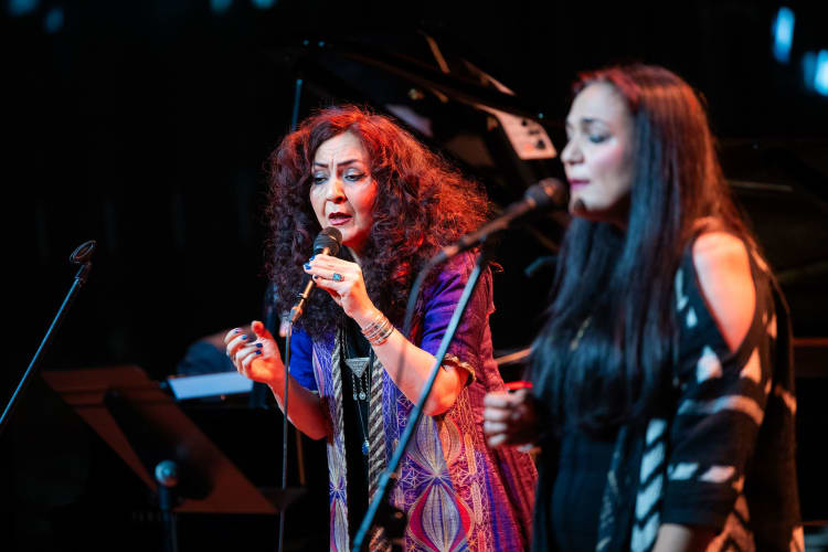 Marjan és Mahsa Vahdat (fotó: Magyar Zene Háza, Mohai Balázs)