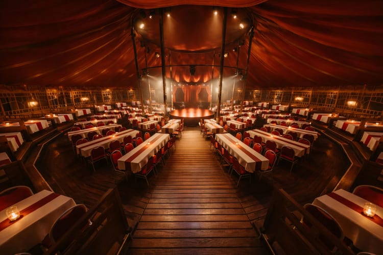 A Dinner &amp; Show Palace látványterve (forrás: Budapest Varieté)