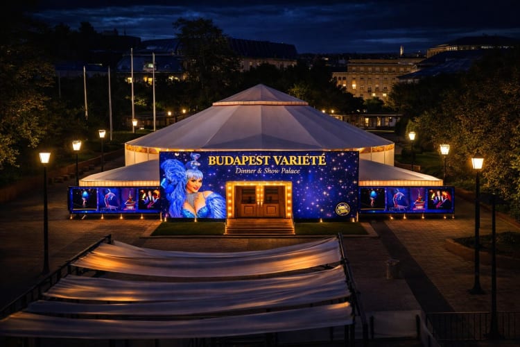 A Dinner &amp; Show Palace látványterve (forrás: Budapest Varieté)