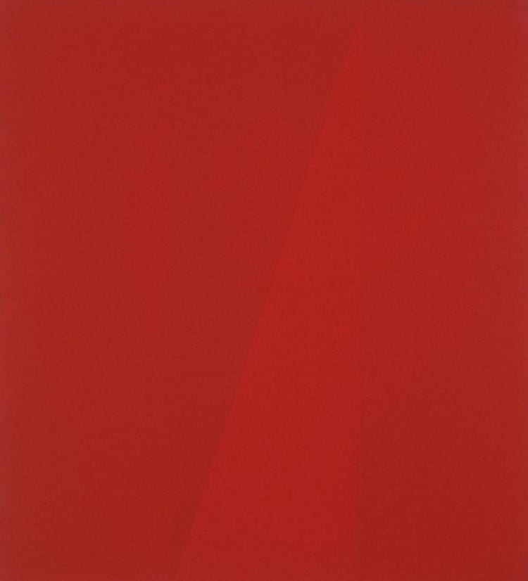 Guido Molinari : Quantificateur 1/86, 1986, akril, vászon, 183 x 168 cm (forrás: Fondation Guido Molinari, fotó: Guy L’Heureux)