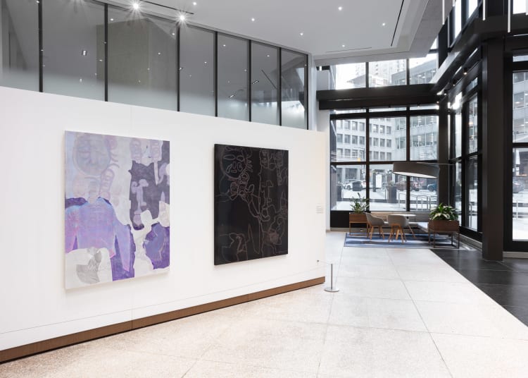 Teto és Azza El Elsiddique alkotásai az RBC Art Collection részét képezik (forrás: RBC)