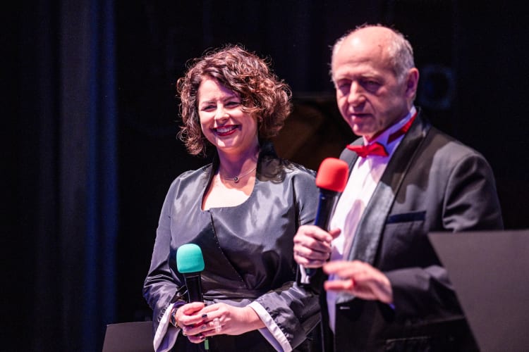 Erdődy Orsolya és Fischer Iván (forrás: Budapesti Fesztiválzenekar)