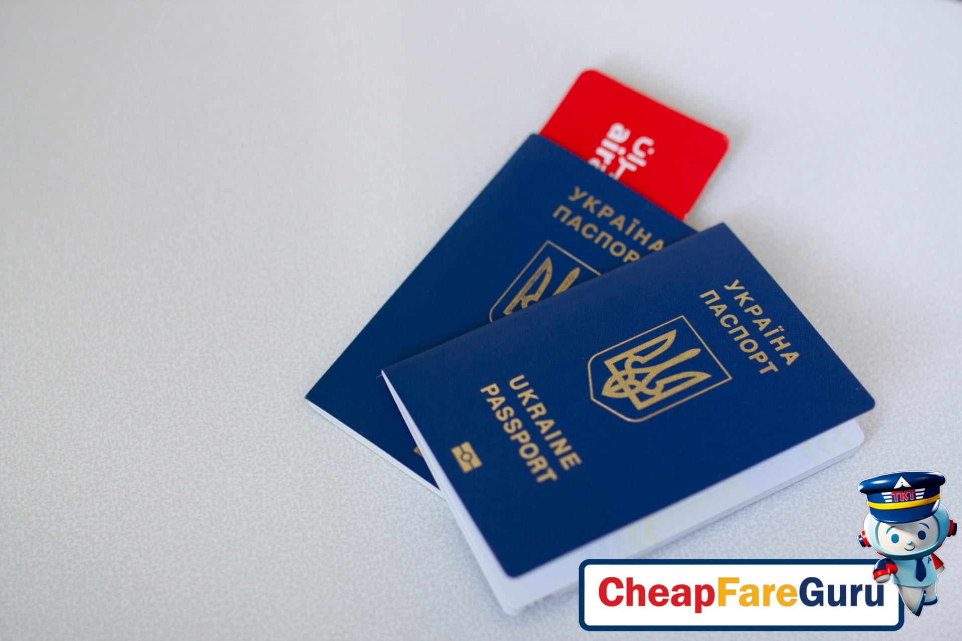 Frantic traveler checks documents