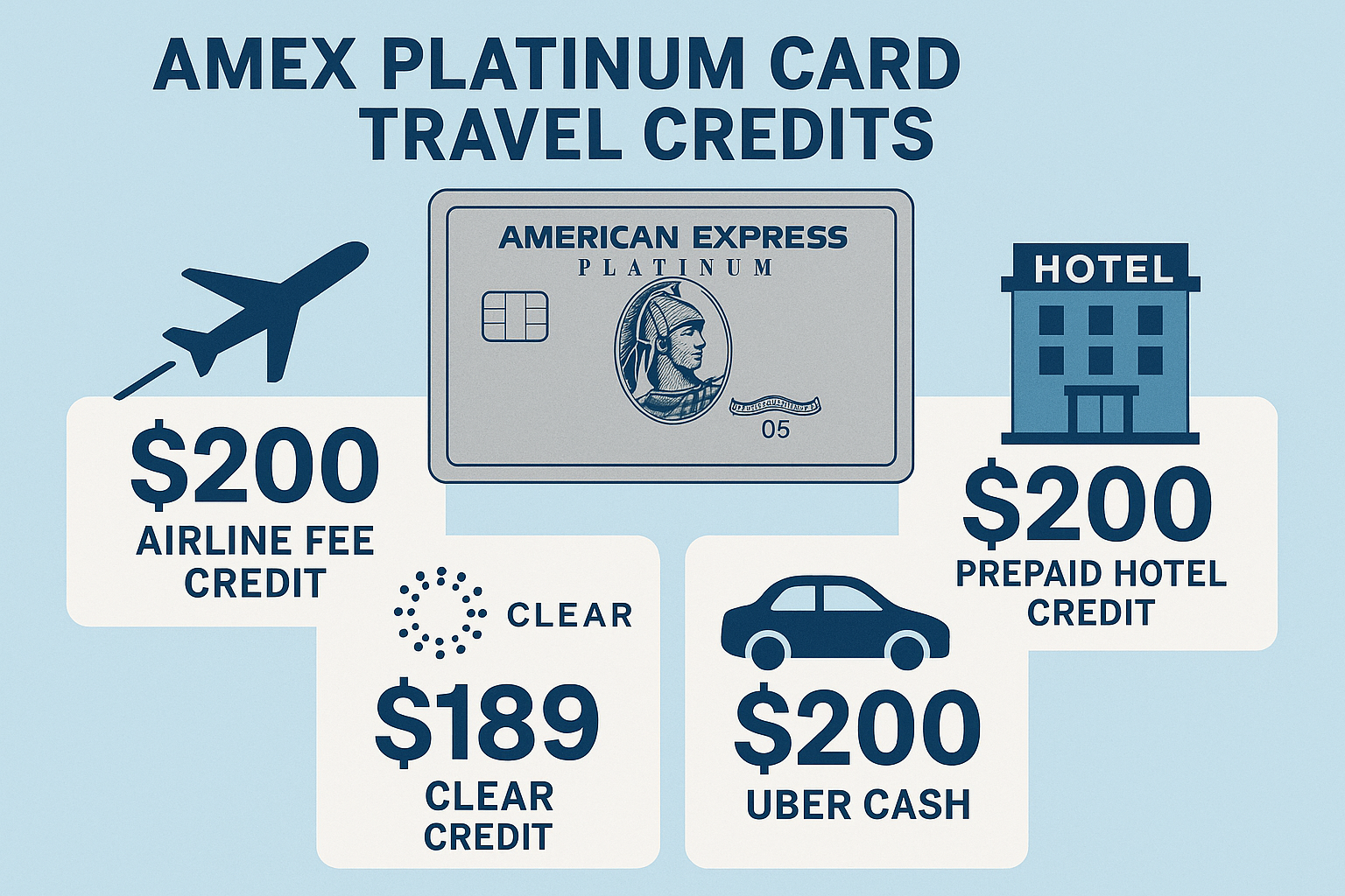 Travel credit infographic