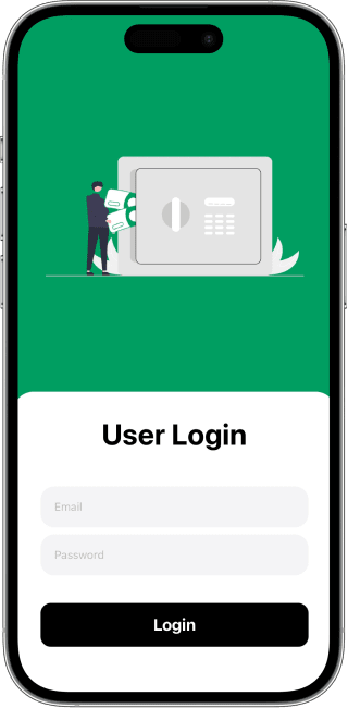 Secure Chat App Mockup