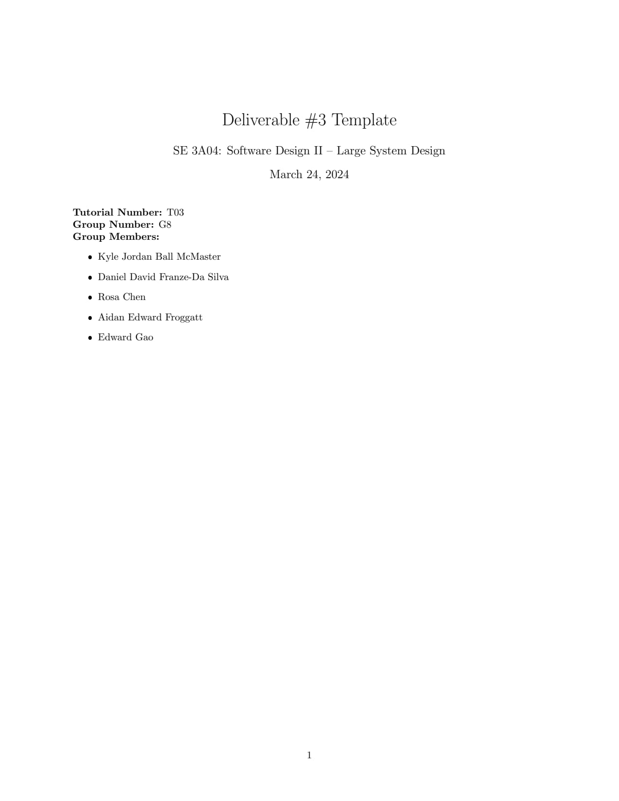 Detailed Architecture Report