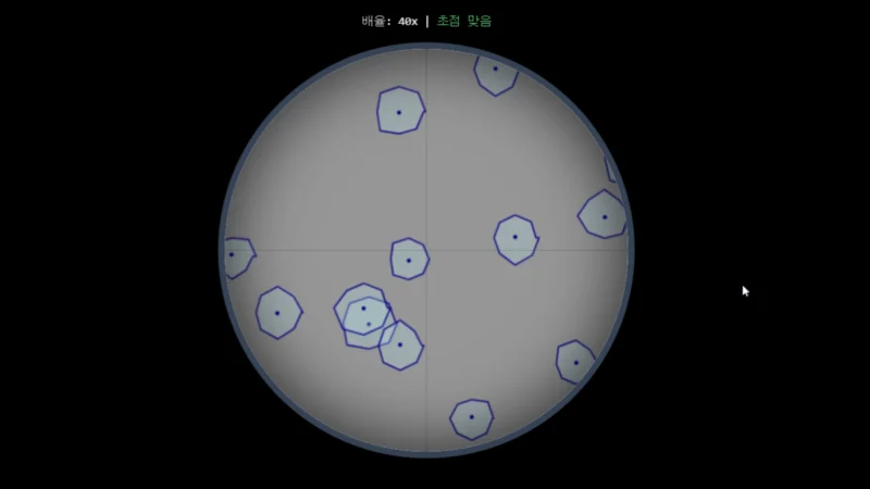 가상 현미경 세포 관찰 실험실