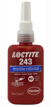 LOCTITE 243 50ML GJENGELÅSING - MIDDELS STERK