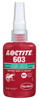 LOCTITE 603 50ML SYLINDRISK LIM HØY OLJEBETSAND