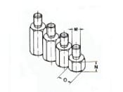 AVSTANDSBOLT M- 8X30 FOR GRIP BAKKER