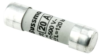 EATON 20A CERAMIC CARTRIDGE FUSE, 10 X 38MM
