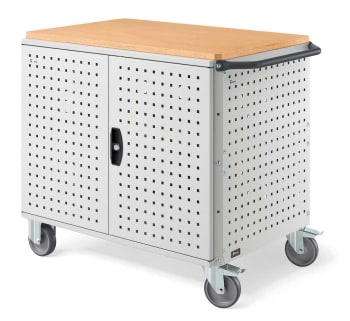 TRALLE HJUL M PANELDØRER  W1030 D 655 H 868 7035 