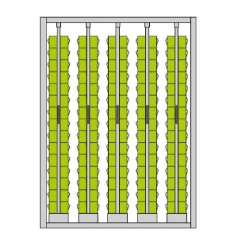 PRACTIBOX VERTIKAL 5 ENHETER 1515X785X2000H 400KG