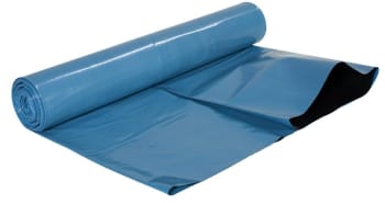 AVFALLSEKK PLAST BLÅ PROFF 125L 25 STK PR RULL