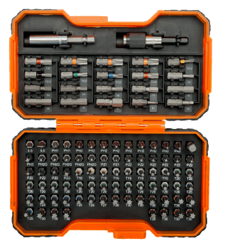 BITS-SETT 1/4" 100D FARGEKODE