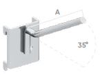 ENKEL VINKELKROK Ø4MM X 50MM