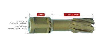 KJERNEBOR Ø 18 X 40 HM HARD-LINE