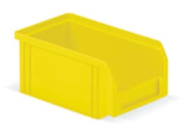 PLASTBOKS SIZE 1 GUL 100X170X75MM