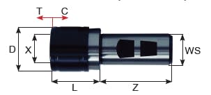GJENGE CHUCK NR.1 WS20-THTC1-L39