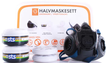 HALVMASKE STS MASKESETT, MEDIUM