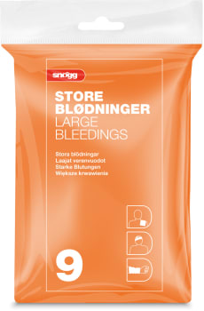 INNHOLDSPOSE 9 STORE BLØDNINGER COMBI