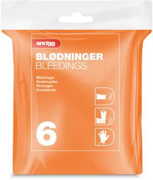 INNHOLDSPOSE 6 BLØDNINGER COMBI