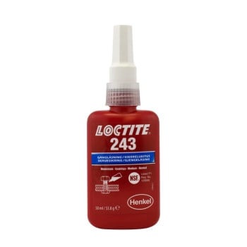LOCTITE 243 10ML GJENGELÅSING - MIDDELS STERK