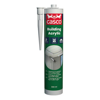 FUGEMASSE CASCO SORT 3923 AKRYL 300ML