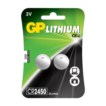BATTERI 3 V CR 2450 2PK