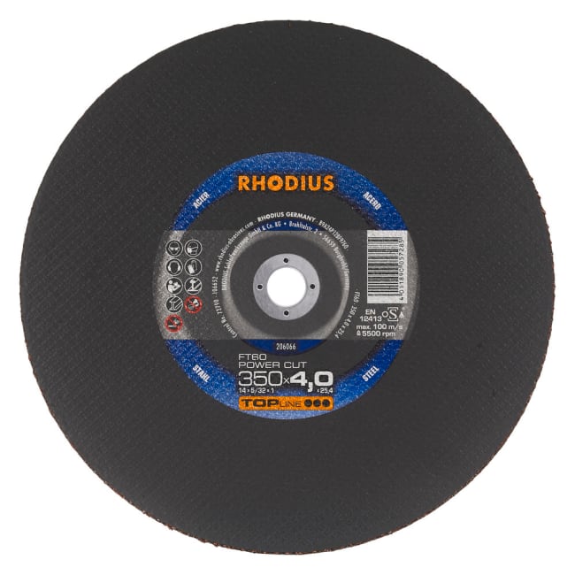 KAPPESKIVE 350X4,0X22,23 FT60 POWER CUT-206716