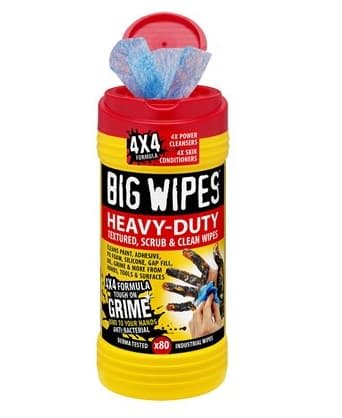 WIPES ANTIBAC 80 2-SIDE RØD