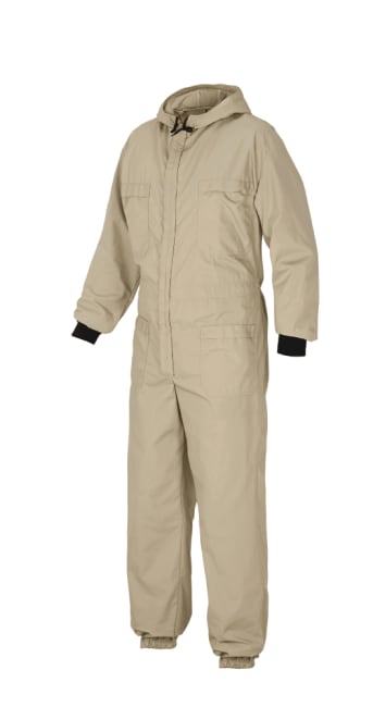 STØV/LAKK KJELEDRESS KHAKI